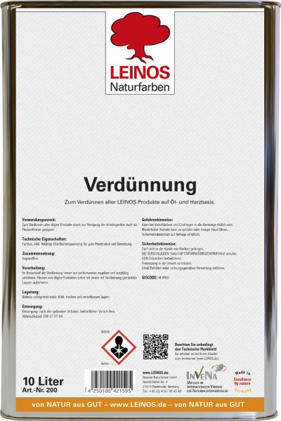 Verdünnung 200 10 l