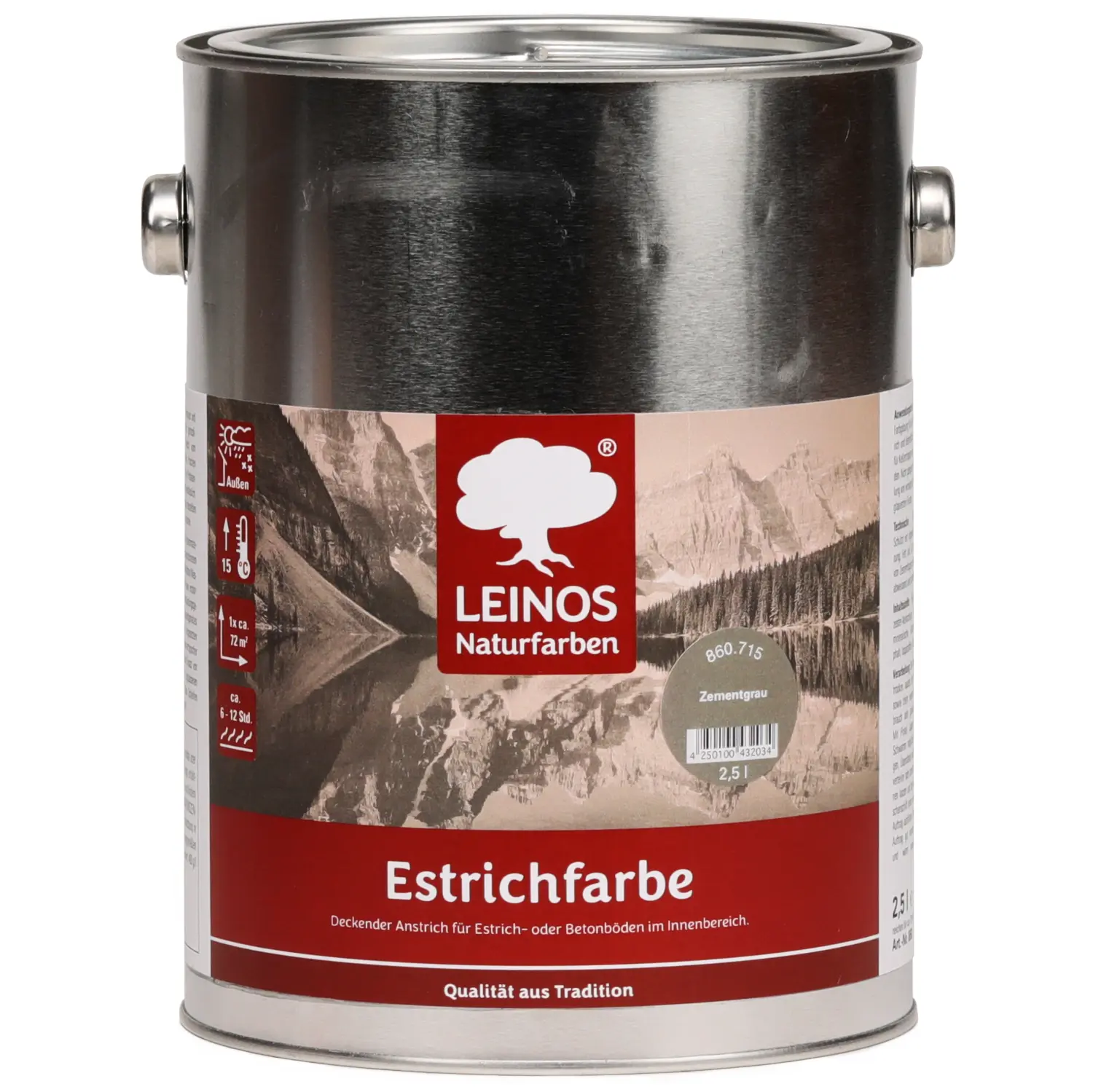 Estrichfarbe 860 Anthrazitgrau 0,75 l