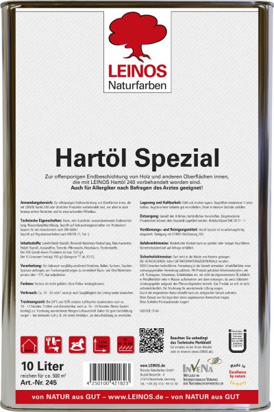 Hartöl Spezial 245 10 l