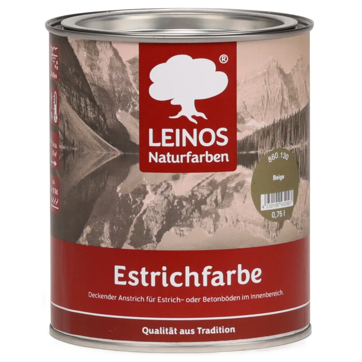 Estrichfarbe 860 Anthrazitgrau 0,75 l