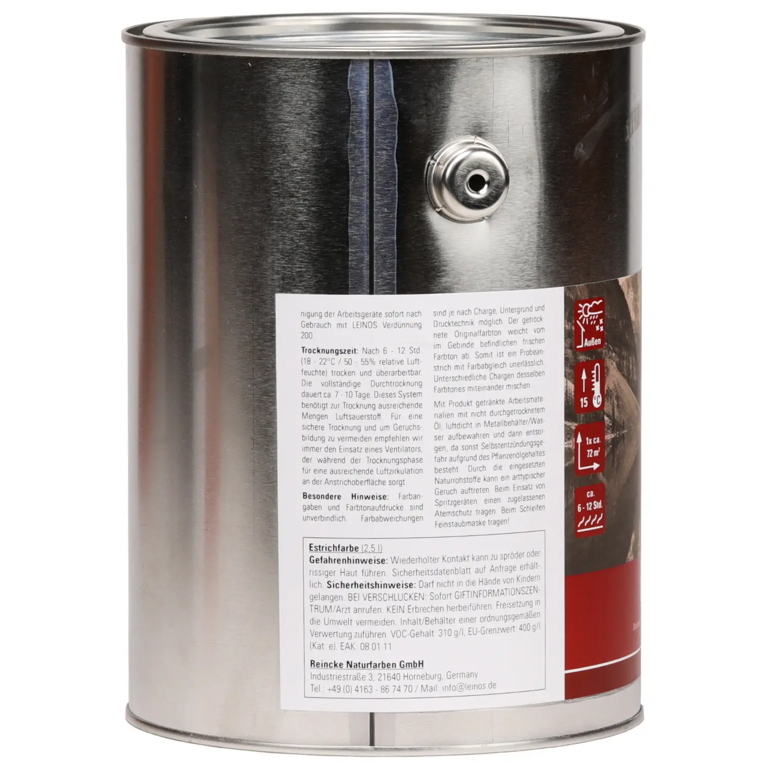 Estrichfarbe 860 Anthrazitgrau 0,75 l
