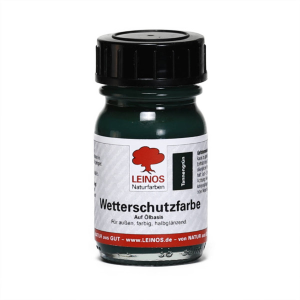 leinos-wetterschutzfarbe-tannengruen-probe_600x600 Wetterschutzfarbe 850 30 ml Probe
