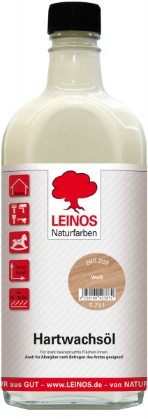 Hartwachsöl 290 Weiß 0,25 l