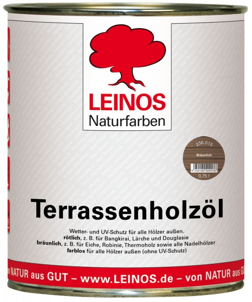 Terrassenholzöl 236 Bräunlich 0,75 l