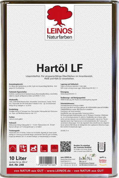 Hartöl LF 248 Farblos 10 l