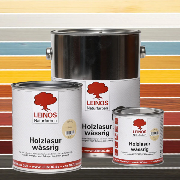 Leinos Holzlasur wässrig 266 für innen und außen